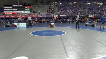 133 lbs Quarters & 1st Wb (16 Team) - Brody Neighbor, Coe vs James Day, Wabash