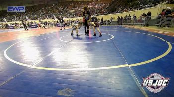 61 lbs Round Of 32 - Riott Gates, Elgin Wrestling vs Maddox Harris, Cashion Takedown Club