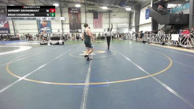 160 lbs Round Of 128 - Anthony Archambault, MA vs Brian Chamberlain, PA