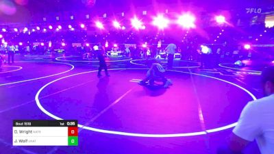 109 lbs Consi Of 16 #2 - Drew Wright, Natrona Colts vs Jacob Wolf, Unattached