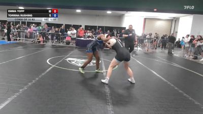 160 lbs Consi Of 16 #2 - Emma Yopp, NC vs TorRina Rushing, FL