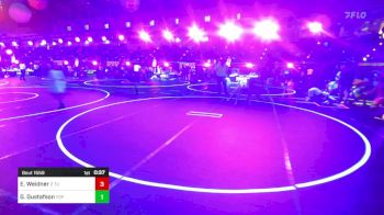 109 lbs Consi Of 4 - Easton Weidner, 2 Tuff Gym vs Gabriel Gustafson, Top Rank Hammers