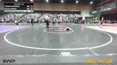 46 lbs Consi Of 16 #2 - Zander Gutierrez, Unaffiliated vs Dallas Turley, Salem Elite Mat Club