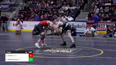 160 lbs Final - Conner Harer, Montgomery vs Cael Weidemoyer, Faith Christian