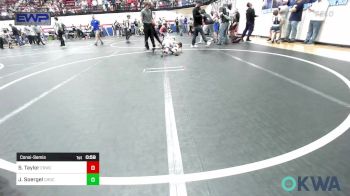 61 lbs Consolation - Shyann Taylor, El Reno Wrestling Club vs Jax Soergel, Choctaw Ironman Youth Wrestling