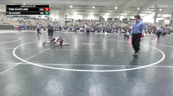 90 lbs Cons. Round 2 - Rj Luckey, Blackman Wrestling Club vs Finn Scantland, Swarm Wrestling