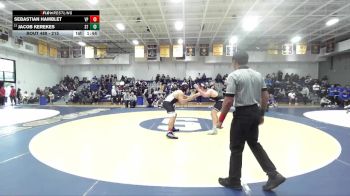 215 lbs Champ. Round 2 - Jacob Kerekes, South Torrance vs Sebastian Hamblet, Villa Park