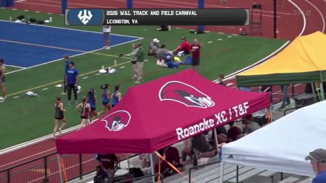 Replay: Running - 2026 W&L Outdoor T&F Carnival | Mar 20 @ 4 PM