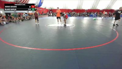 126 lbs Round 2 (8 Team) - Blake Hoplin, Pequot Lakes Pine River-Backus vs Josue Azuara, Weyauwega-Fremont