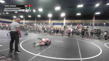106 lbs Quarterfinal - Daniel Barajas, Downey HS vs Benjamin Maradiaga, Elite Force WC