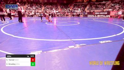 90 lbs Round Of 16 - Evan Tanner, Westshore Wrestling Club vs Ezekiel Smalley, Open Mats