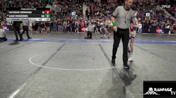 68 lbs Champ. Round 1 - Jackson Hermann, Greater Heights vs Liam Wiederien, Carroll