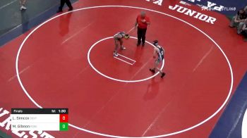 117 lbs Final - Luke Simcox, Central Mountain vs Mason Gibson, Forest Hills