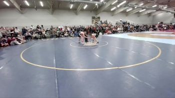 132 lbs Champ. Round 3 - Cooper Mathews, Cherokee Trail vs Robert Baca, Denver South