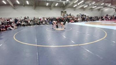 132 lbs Champ. Round 3 - Cooper Mathews, Cherokee Trail vs Robert Baca, Denver South