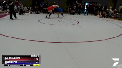 170 lbs Cons. Semi - Kya Roundtree, WA vs Belen Lopez, WA