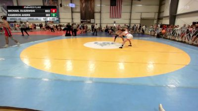 182 lbs Rr Rnd 3 - Michael Olszewski, Wrecking Crew Wrestling Club vs Kameron Akers, Ohio Titan Grey