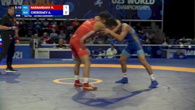 61 kg Semifinal - Narankhuu Narmandakh, Mgl vs Artur Sergeevitch Chebodaev, Rus