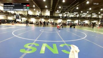 138Yellow lbs Rr Rnd 2 - Daltton Davis, Waverly vs Max Koffer, Cooperstown