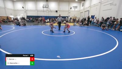 75 lbs Semifinal - Cael Marcotte, SoCal Grappling vs Troy Garza, Red Wave