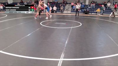 215 lbs 1st Place Match - Sam Lungrin, Kearney Matcats vs Nathan Vasquez, Kearney Matcats