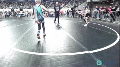 61 lbs Round Of 16 - Kamden Peters, Standfast vs Kaysen Peters, Collinsville Cardinal Youth Wrestling