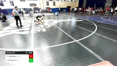 133 lbs Round Of 16 - Tyler Dekraker, Chantilly vs Daniel Dennis, Central Bucks West