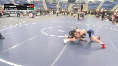 116 lbs Rr Rnd 2 - Trey Gebauer, Wrestle To Win vs Cash Williams, Matpac Wrestling ND