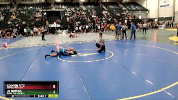 126 lbs Champ. Round 2 - Cooper Ritz, Kearney Matcats vs Jr Ortega, Black Fox Academy