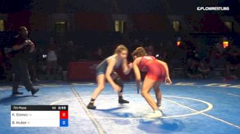 122 lbs 7th Place - Katie Gomez, California vs Brelane Huber, Idaho