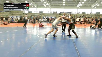 220 lbs Rr Rnd 1 - Cory Thomas, NC United Select - HSB vs Randall Waybright, Kraken Black - HSB