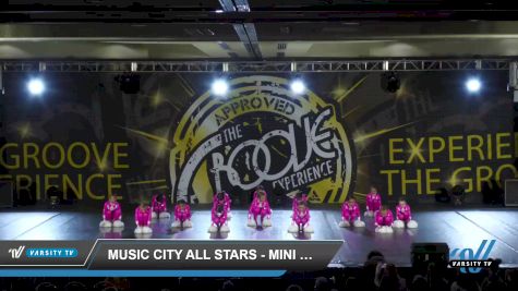 Music City All Stars - Mini Pink Pom [2022 Mini - Pom - Small] 2022 One Up Nashville Grand Nationals DI/DII