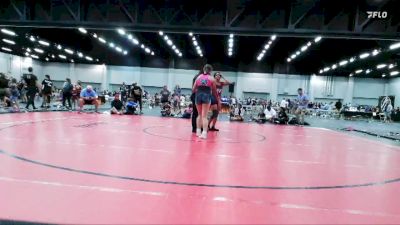 185 lbs Round 1 (10 Team) - Temprence Watson, Backyard Brawlers Pink vs Skye Hancock, Blackman WC