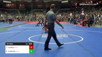 55 lbs Semifinal - Titus Lackey, Sperry Wrestling Club vs Evan Hulbutta, Mojo Grappling Academy