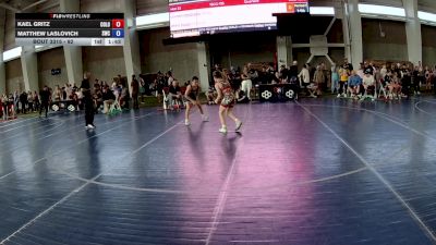 92 lbs Cons. Round 3 - Kael Gritz, Colorado vs Matthew Laslovich, Summit Wrestling Club