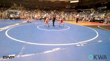 52 lbs Round Of 16 - Ellis Carlton, Team Tulsa Wrestling Club vs Sullivan Richard, Cushing Tigers