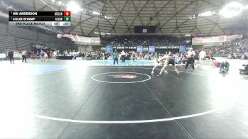 Boys 4A 157 lbs 3rd Place Match - Ian Anderson, Moses Lake vs Colin Shamp, Skyline