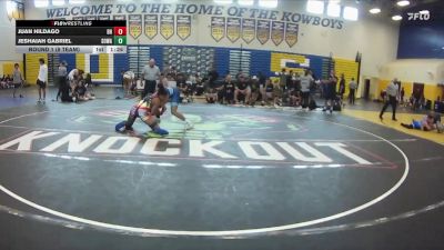 157 lbs Round 1 (8 Team) - Jeshaiah Gabriel, SOWA /HWC vs Juan Hildago, Black Hive