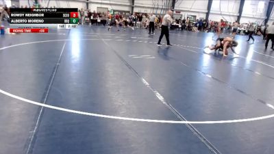 Silver 141 lbs Champ. Round 2 - Alberto Moreno, University Of Dubuque vs Rowdy Neighbor, St. Cloud State
