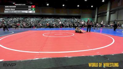 135 lbs Consi Of 32 #1 - Jake Hocker, Elk Grove vs Diego Felix, Hyperbolic