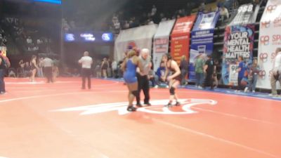 155 Class 1 lbs Cons. Round 1 - Allison Vacek, Warrenton vs Aireona Ealy, Center
