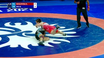 68 kg Quarterfinal - Karolina Kozlowska, POL vs Nesrin Bas, TUR