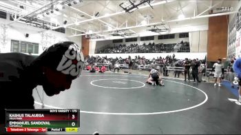 175 lbs Semifinal - Emmanuel Sandoval, Camarillo vs Kashus Talauega, Villa Park