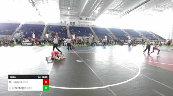 88 lbs Consolation - Malik Hoskins, Tucson Cyclones vs Jantz Greenhalgh, Carbon WC