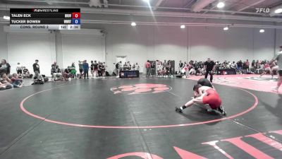 57 lbs Cons. Round 2 - Talen Eck, Brunson UVRTC vs Tucker Bowen, Wyoming Wrestling Reg Training Ctr