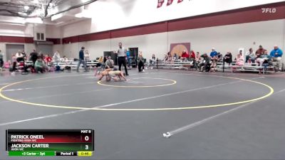 66-68 lbs Quarterfinal - Jackson Carter, Avon WC vs Patrick Oneel, Fighting Irish WC