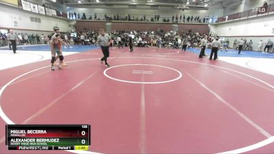 126 lbs Champ. Round 2 - Alexander Bermudez, Desert Ridge High School vs MIGUEL BECERRA, Mogollon