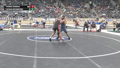 215 lbs Champ. Round 2 - Thorin Johnson, Wayne County vs Jaydan Rutherford, Simon Kenton