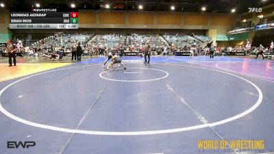 108 lbs Quarterfinal - Leonidas Agtarap, Central Catholic Wrestling Club vs Esiah Rios, Idaho Gold