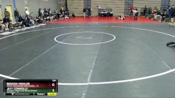 130 lbs Round 7: 3:00pm Sat. - Benson Mishler, South Anchorage High School vs Jett Connolly, Student Wrestling Development Program